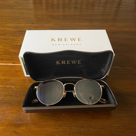 KREWE TCHOUP BLINKER 24K + Matte Oyster - Double Metal Bridge - Sold Out - Picture 3 of 10